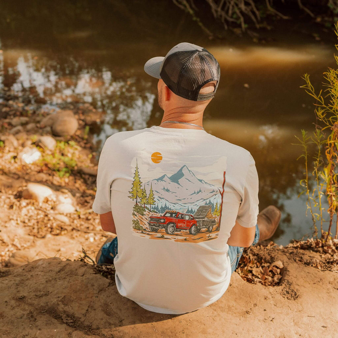 OffGrid Adventure | Steel Grey | Unisex Short-Sleeve Comfort Tee