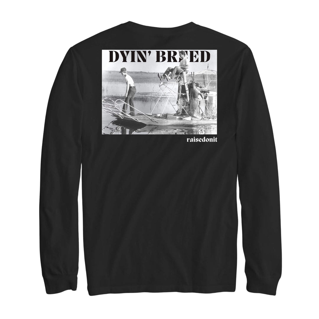 Dyin' Breed Real Moment Tee | Black | Unisex Long Sleeve Comfort Tee