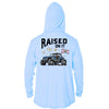 Florida Offroad Beach | Ocean Blue | Unisex Long Sleeve Performance Hoodie