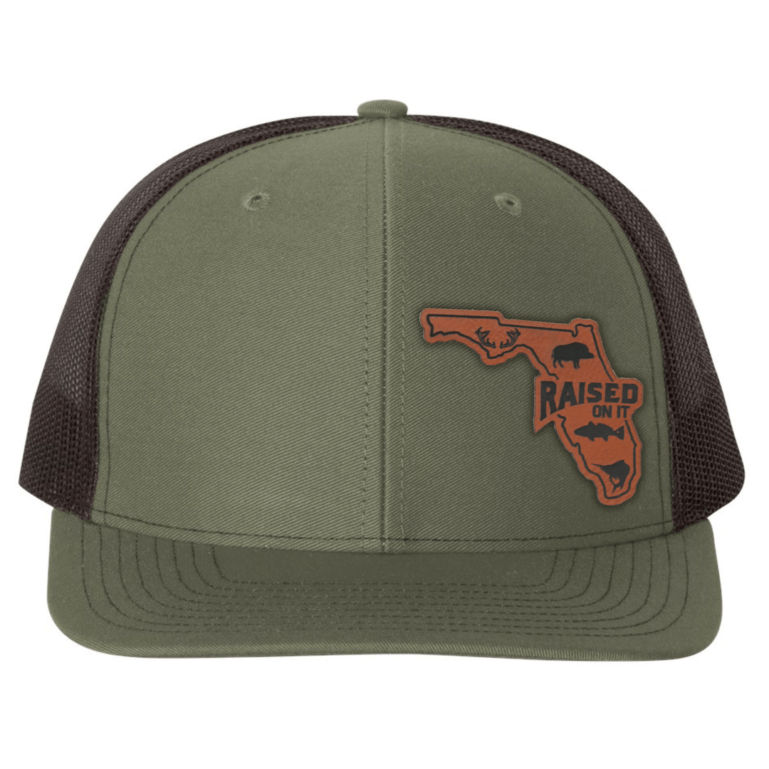 Florida Sportsmen | Engraved Leather Patch Hat |