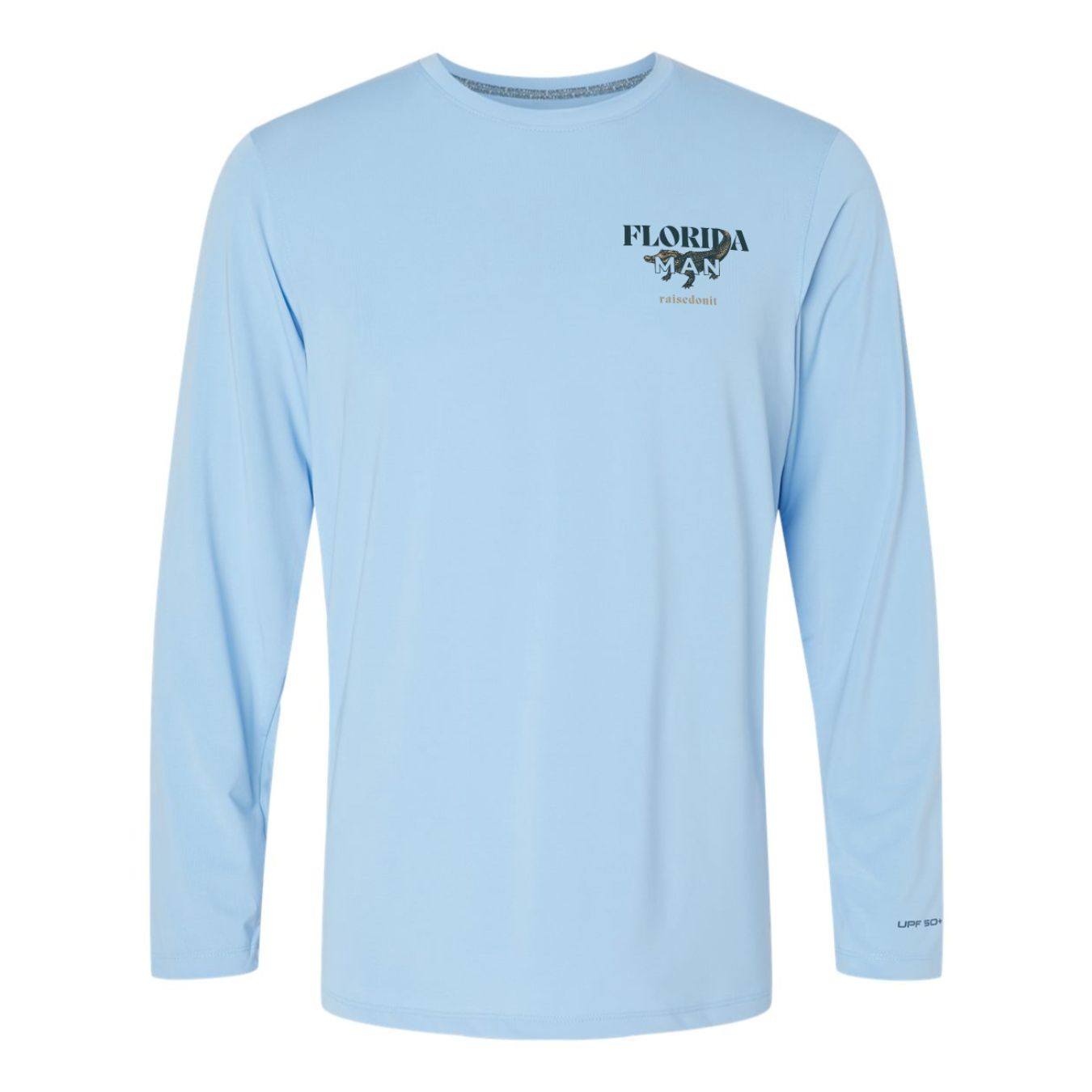 Florida Man Performance | Light Blue | Long Sleeve Performance Shirt