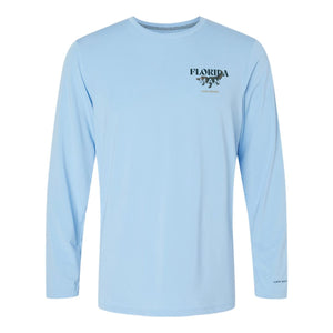 Florida Man Performance | Light Blue | Long Sleeve Performance Shirt