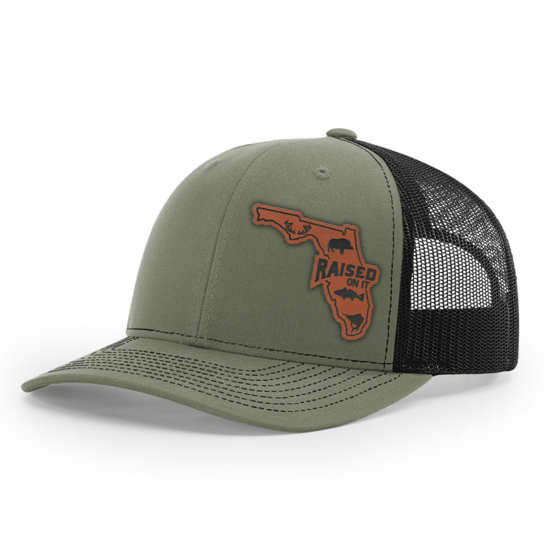 Florida Sportsmen | Engraved Leather Patch Hat |