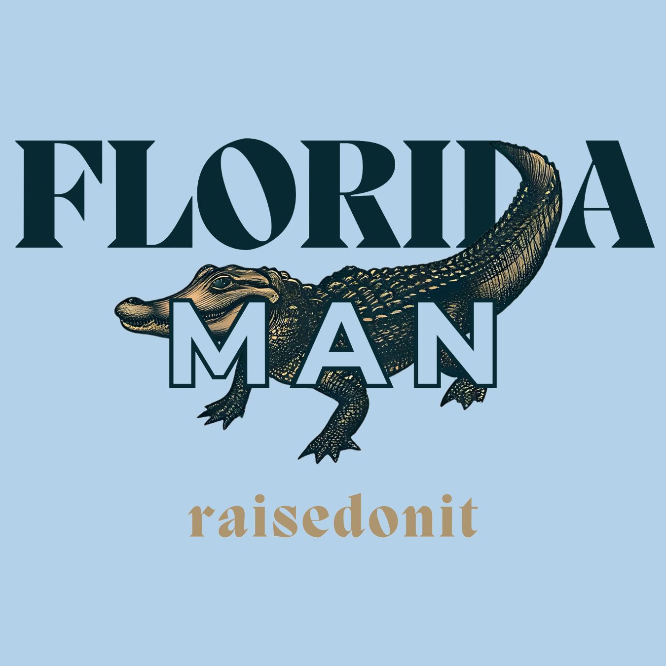 Florida Man Performance | Light Blue | Long Sleeve Performance Shirt