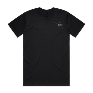 Heritage Florida Airboat Tee | Black | Unisex Short Sleeve Comfort Tee