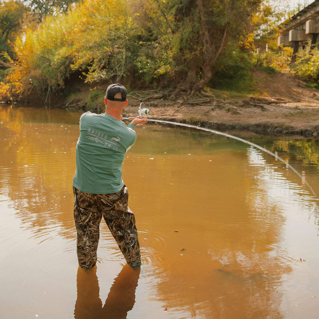 Vintage Outdoors | Pine Green | Unisex Long Sleeve Comfort Tee