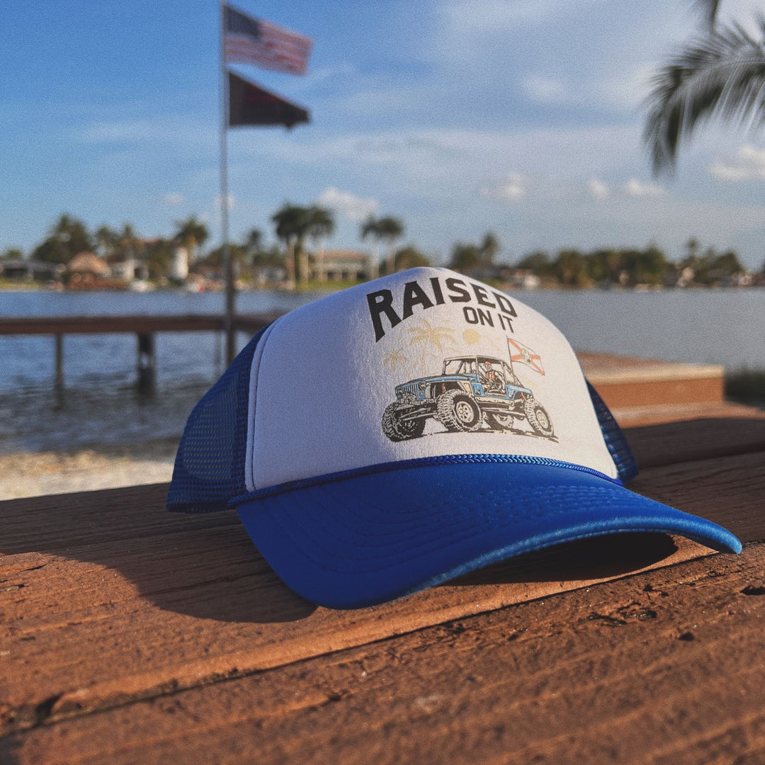 Jeep Beach Foam Trucker | 5-Panel Vintage Foam Trucker Cap