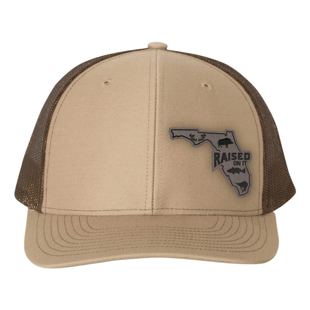 Florida Sportsmen | Engraved Leather Patch Hat |