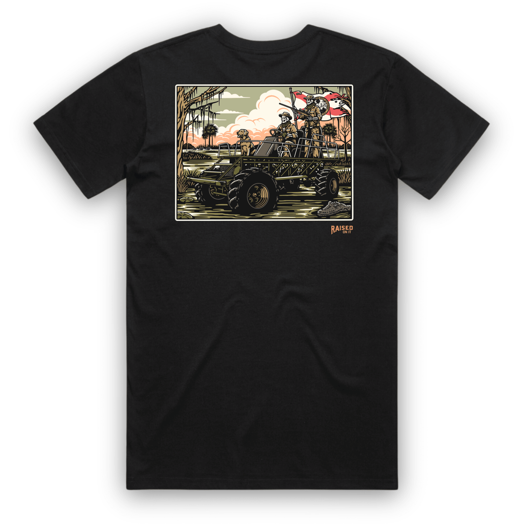 Swamp Buggy Tee | Black | Unisex Short Sleeve Comfort Tee