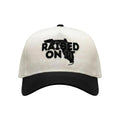Raised On It | Florida Logo Embroidered Trucker — White/Black