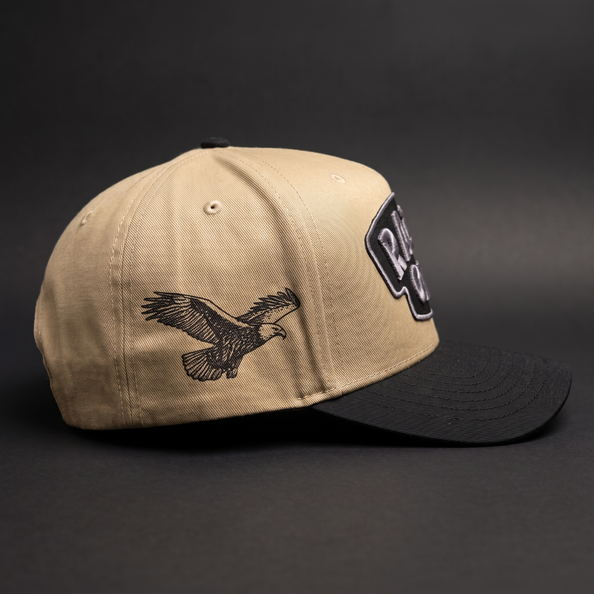 Raised On It | America 250 | Tan Eagle Snapback