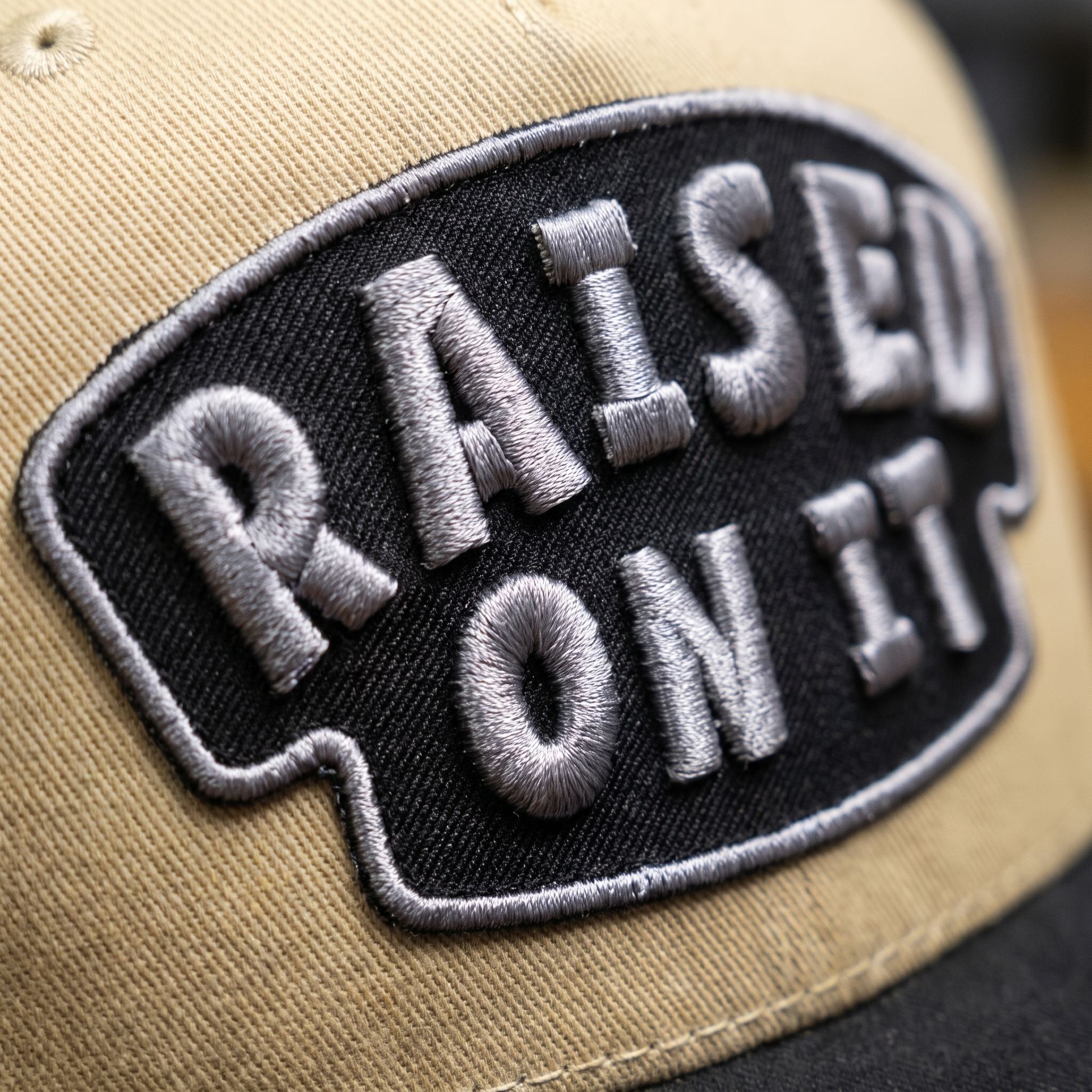 Raised On It | America 250 | Tan Eagle Snapback