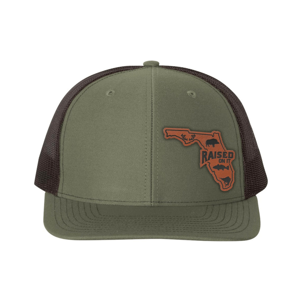 Florida Sportsmen | Engraved Leather Patch Hat |