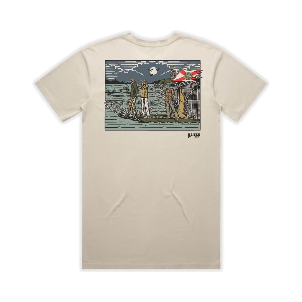 Florida Dyin' Breed Airboat | Sand | Unisex Short-Sleeve Comfort Tee