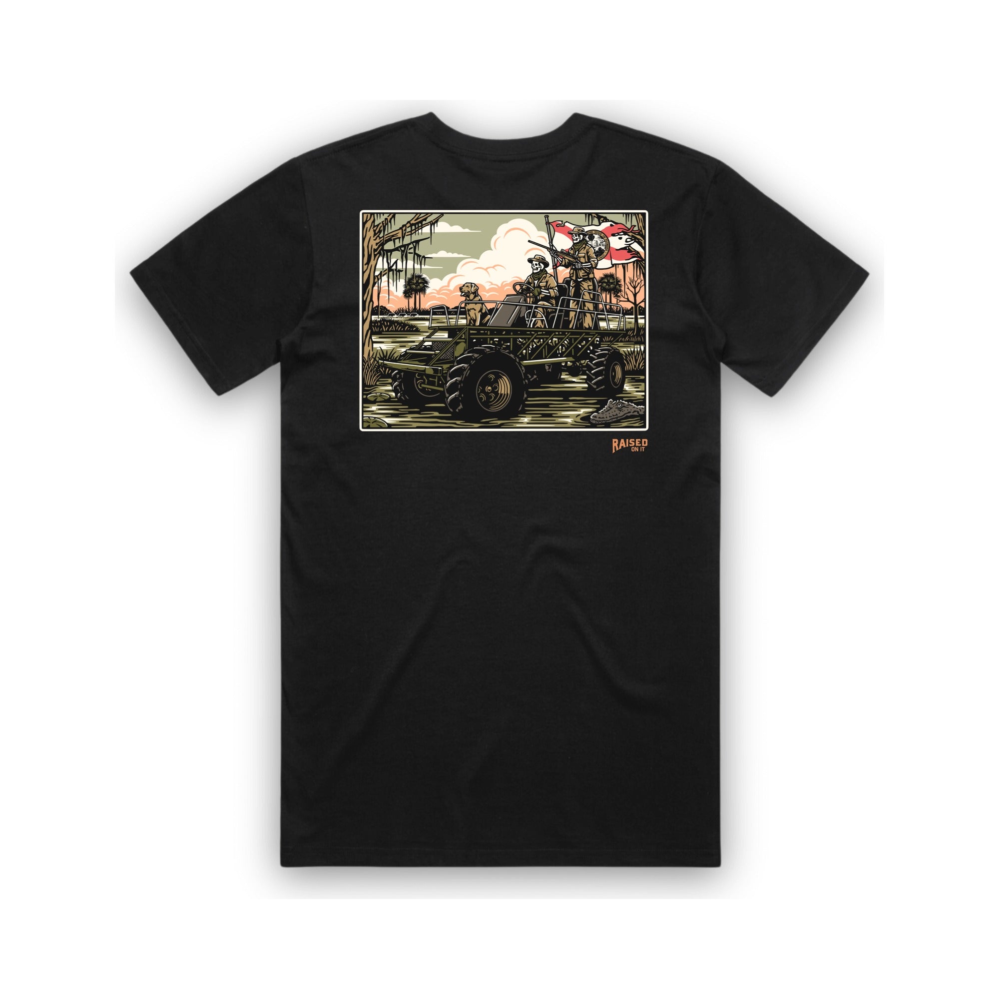 Swamp Buggy Tee | Black | Unisex Short Sleeve Comfort Tee