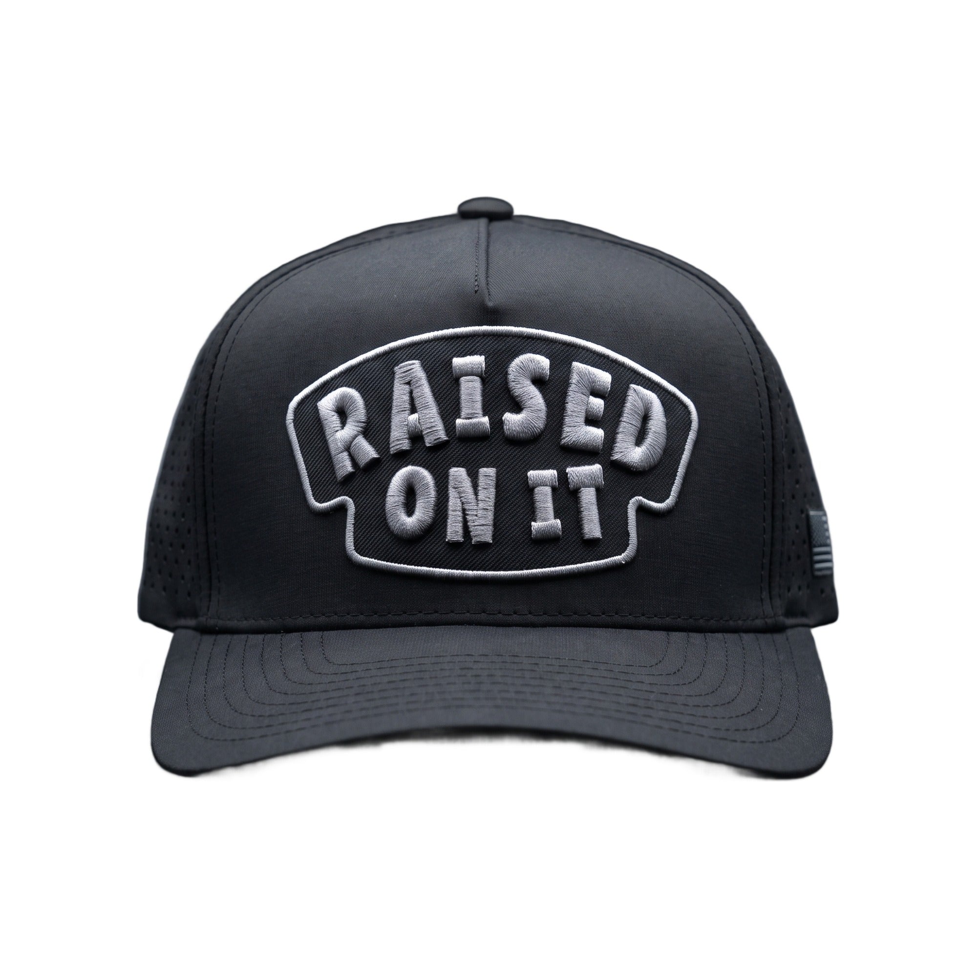Raised On It | America 250 | Blackout Performance Hat