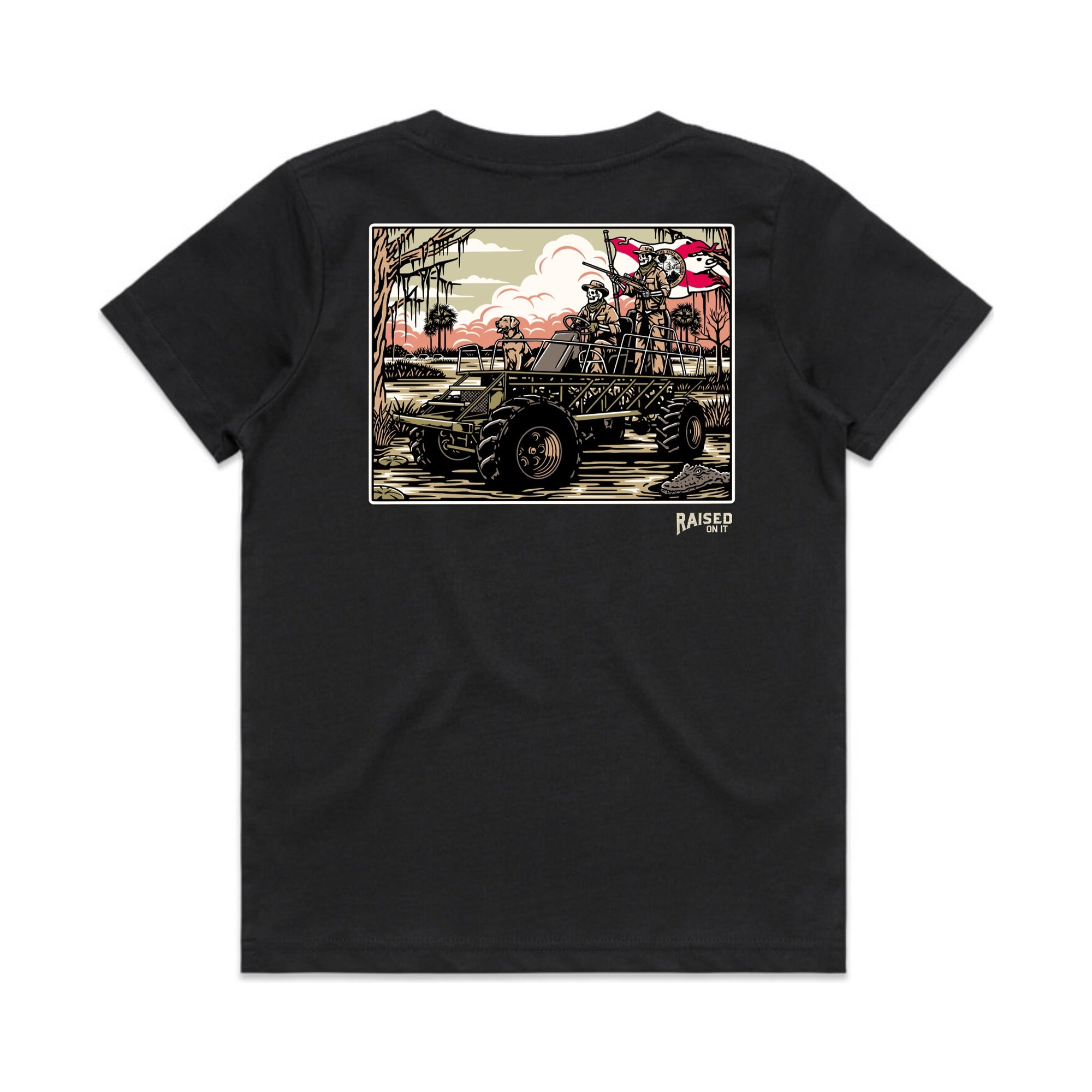 Youth & Toddler Swamp Buggy | Black | Youth Comfort Short Sleeve