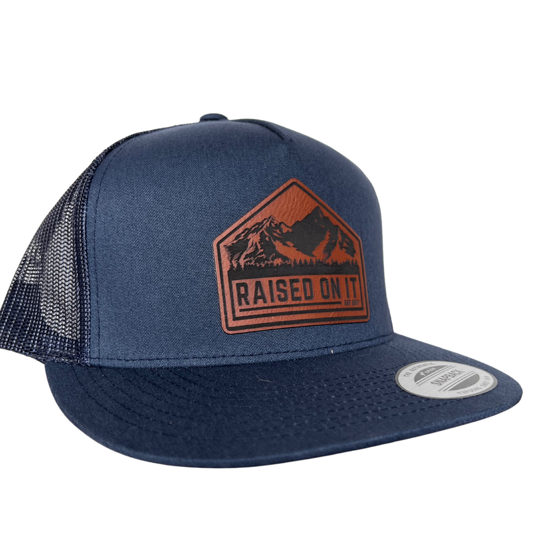 The "OG" - Mountain Hat | Engraved Leather Patch Hat