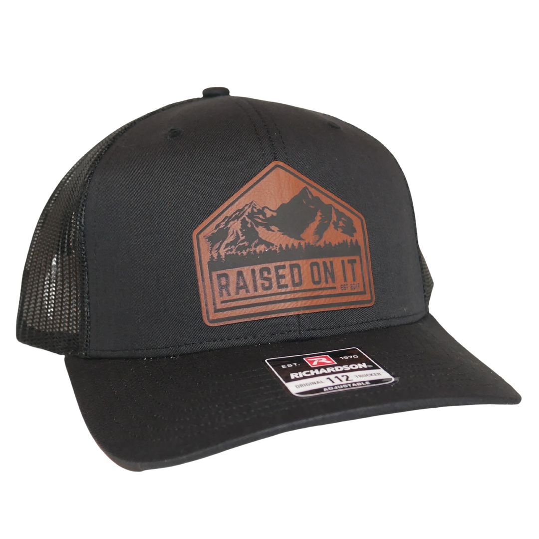 The "OG" - Mountain Hat | Engraved Leather Patch Hat