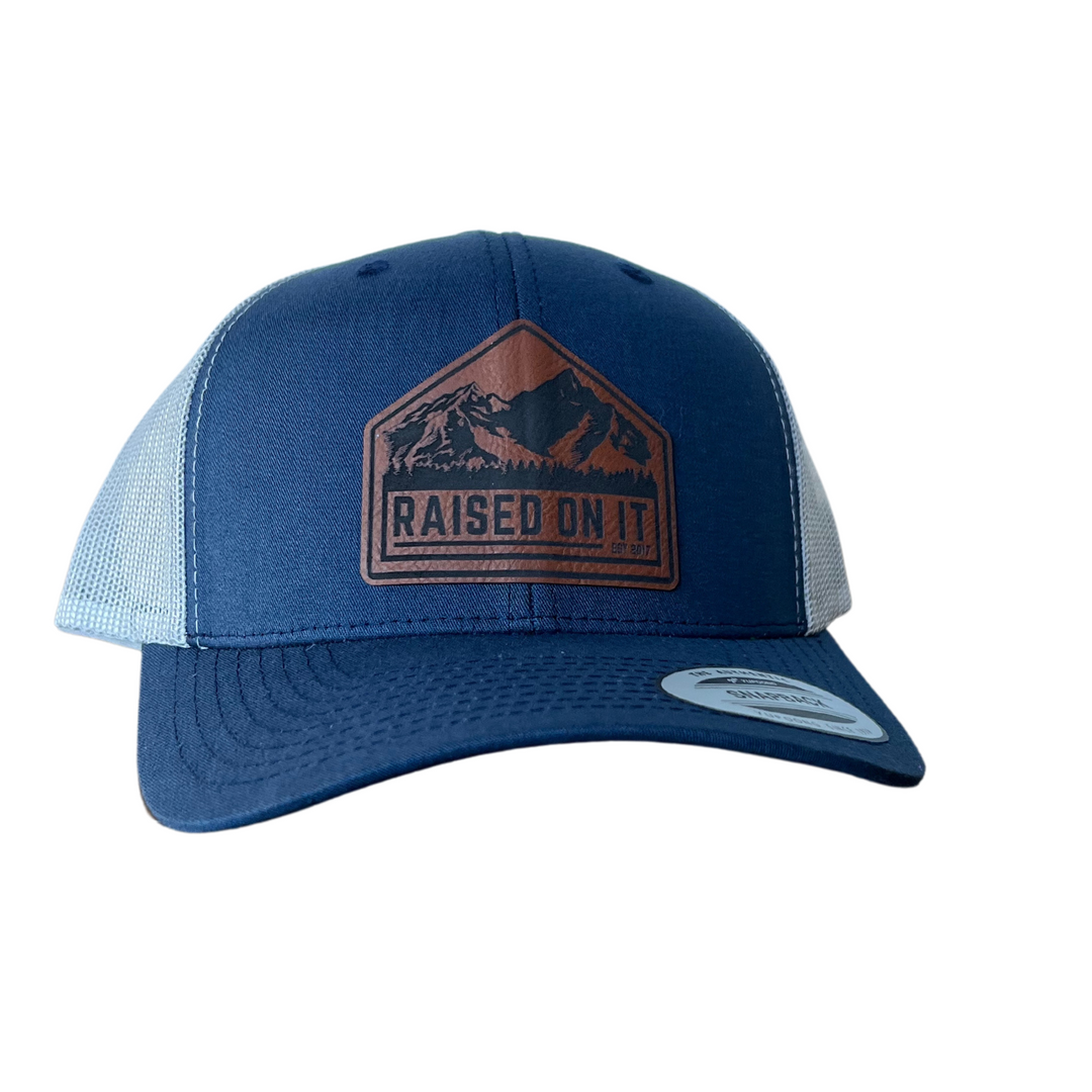 The "OG" - Mountain Hat | Engraved Leather Patch Hat