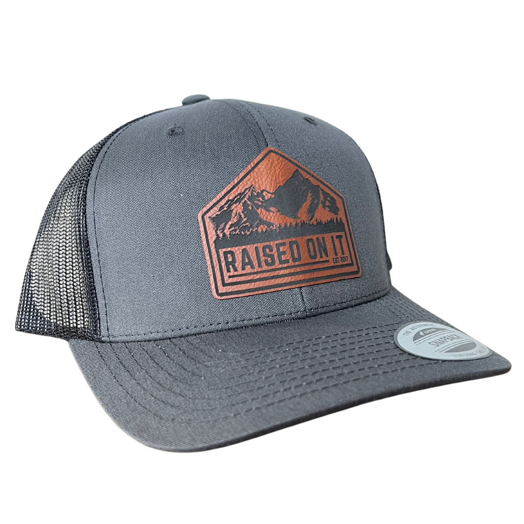 Round Mountain Leather Patch Hat — Uniquely Yours Montana