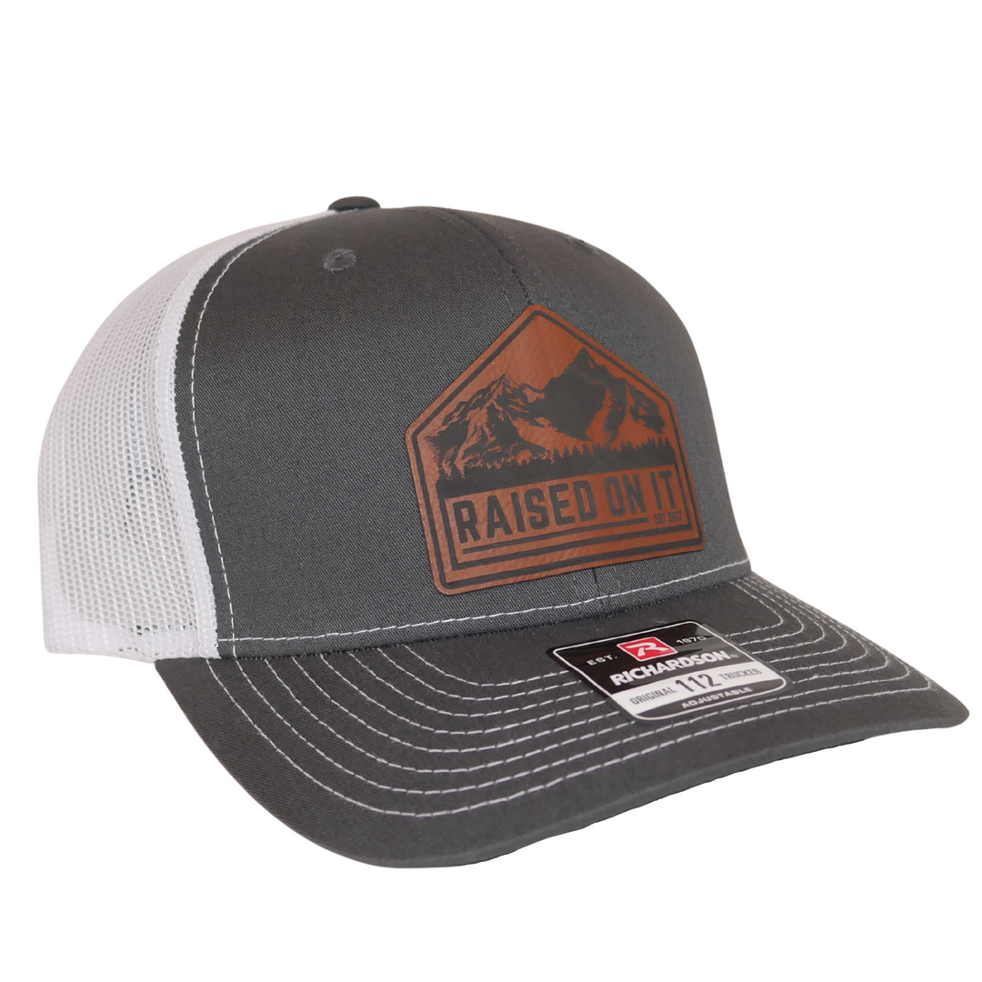 The "OG" - Mountain Hat | Engraved Leather Patch Hat