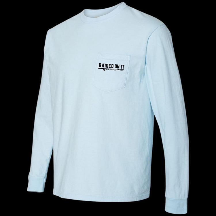 Angler's Outlook | Sky Blue | Unisex Long-Sleeve Comfort Tee with