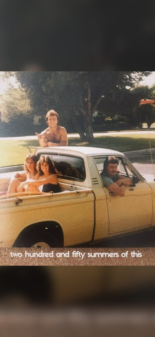 Free vintage Americana phone wallpaper — Yellow pickup crew